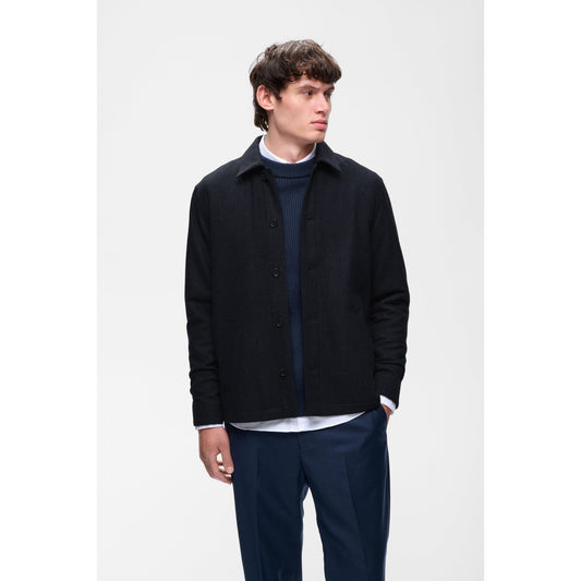 ORIGINAL CHALK STRIPE OVERSHIRT-MENS LIGHTWEIGHT COATS & JACKETS-MATINIQUE-JB Evans Fashions & Footwear