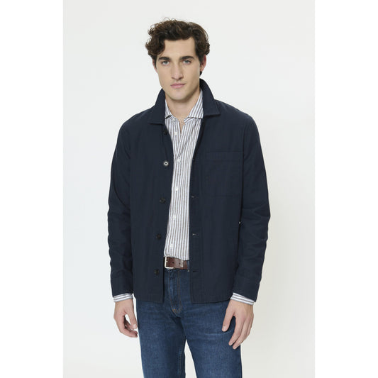 ORIGINAL HERITAGE TONAL HERRINGBONE OVERSHIRT-MENS SHIRTS-MATINIQUE-JB Evans Fashions & Footwear