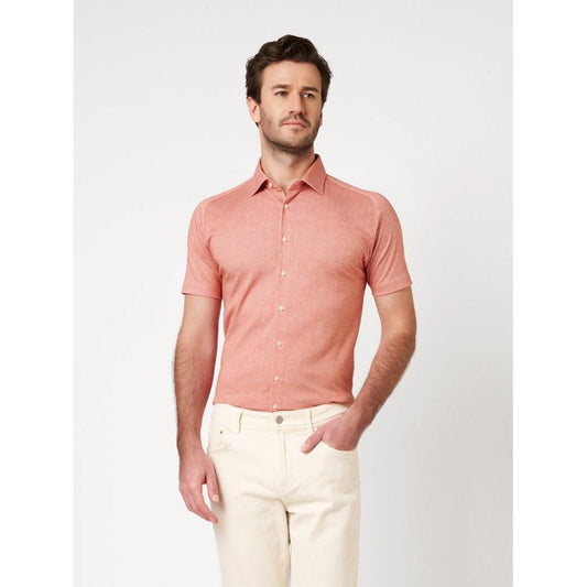 OXFORD PRINT-MENS SHIRTS-DESOTO-JB Evans Fashions & Footwear