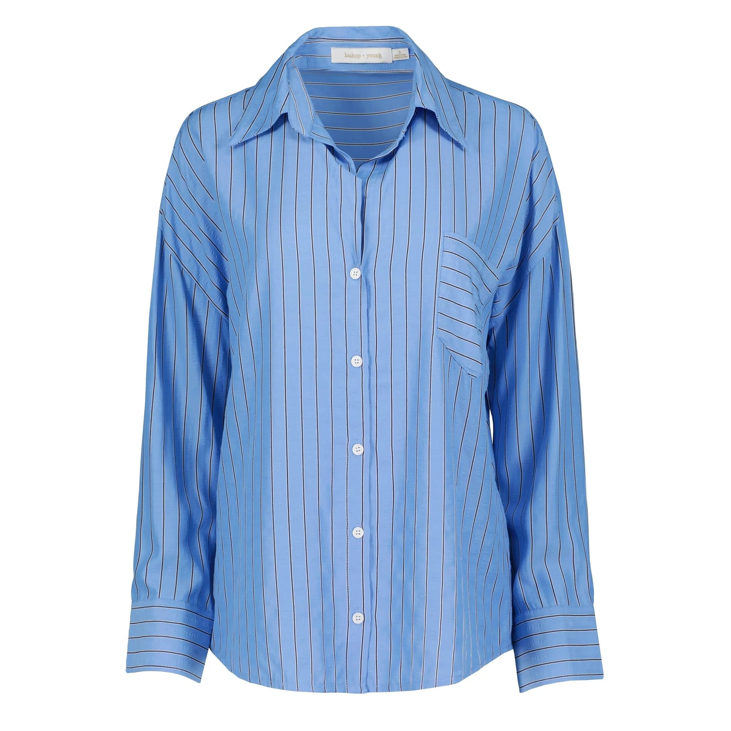 PALERMO BUTTON UP SHIRT-LADIES TOPS-BISHOP & YOUNG-JB Evans Fashions & Footwear