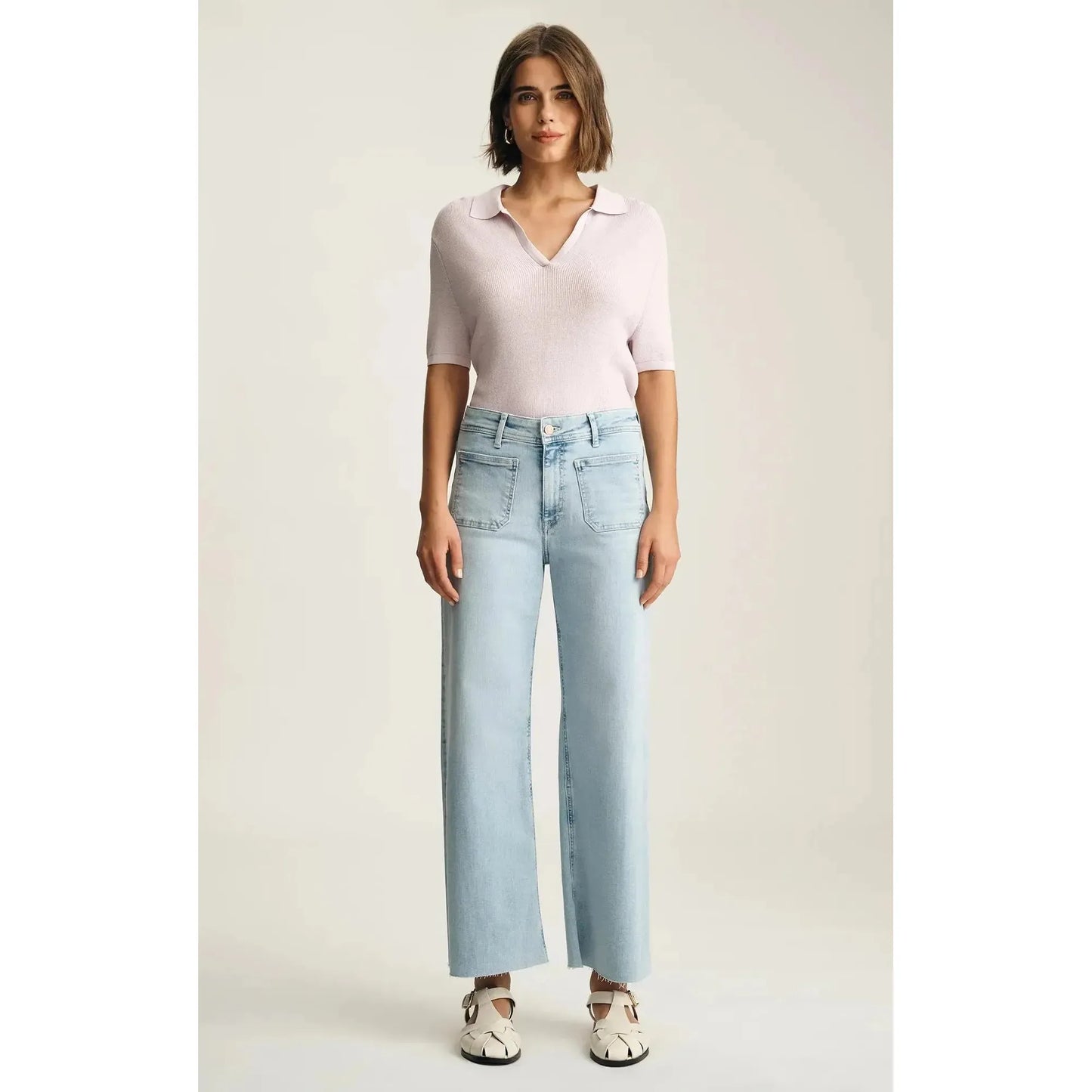 PALOMA MARINE BLEACHED FLEX BLUE-LADIES DENIM-MAVI-JB Evans Fashions & Footwear