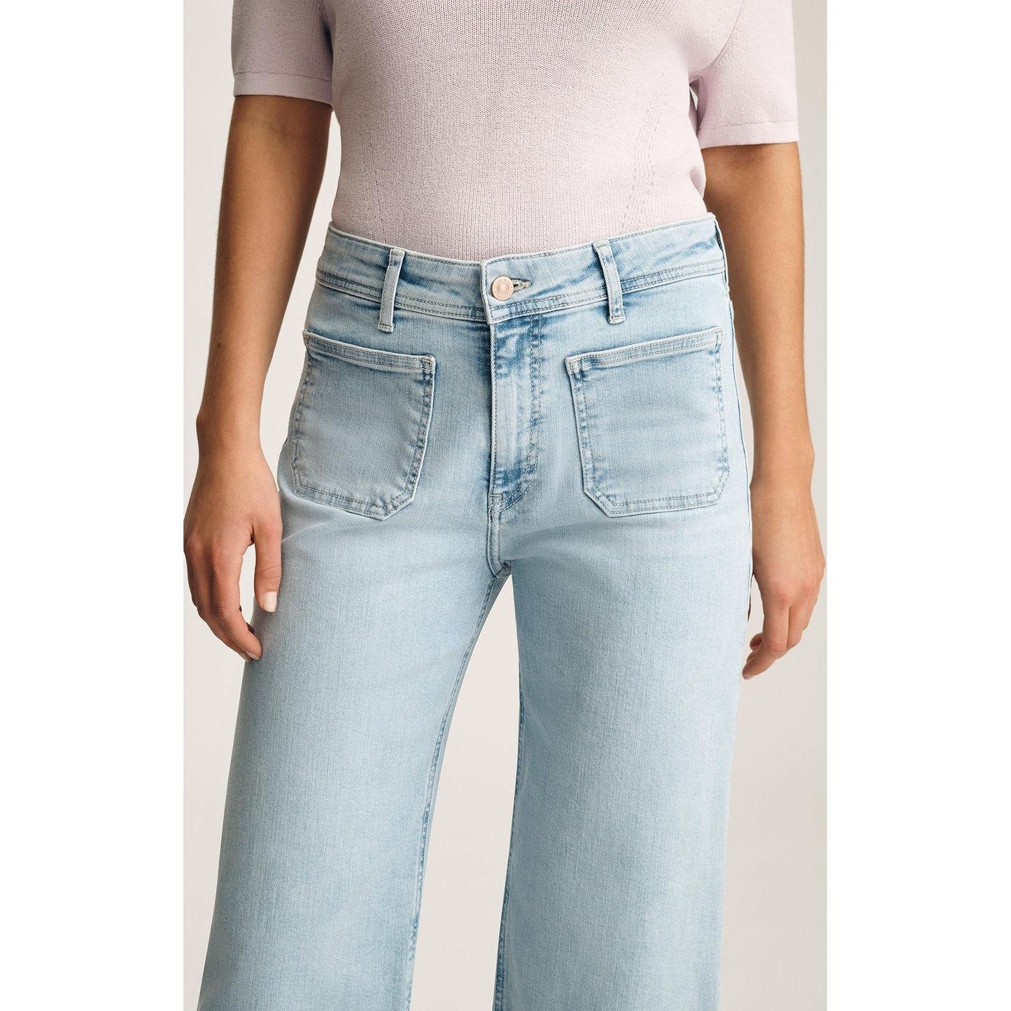 PALOMA MARINE BLEACHED FLEX BLUE-LADIES DENIM-MAVI-JB Evans Fashions & Footwear