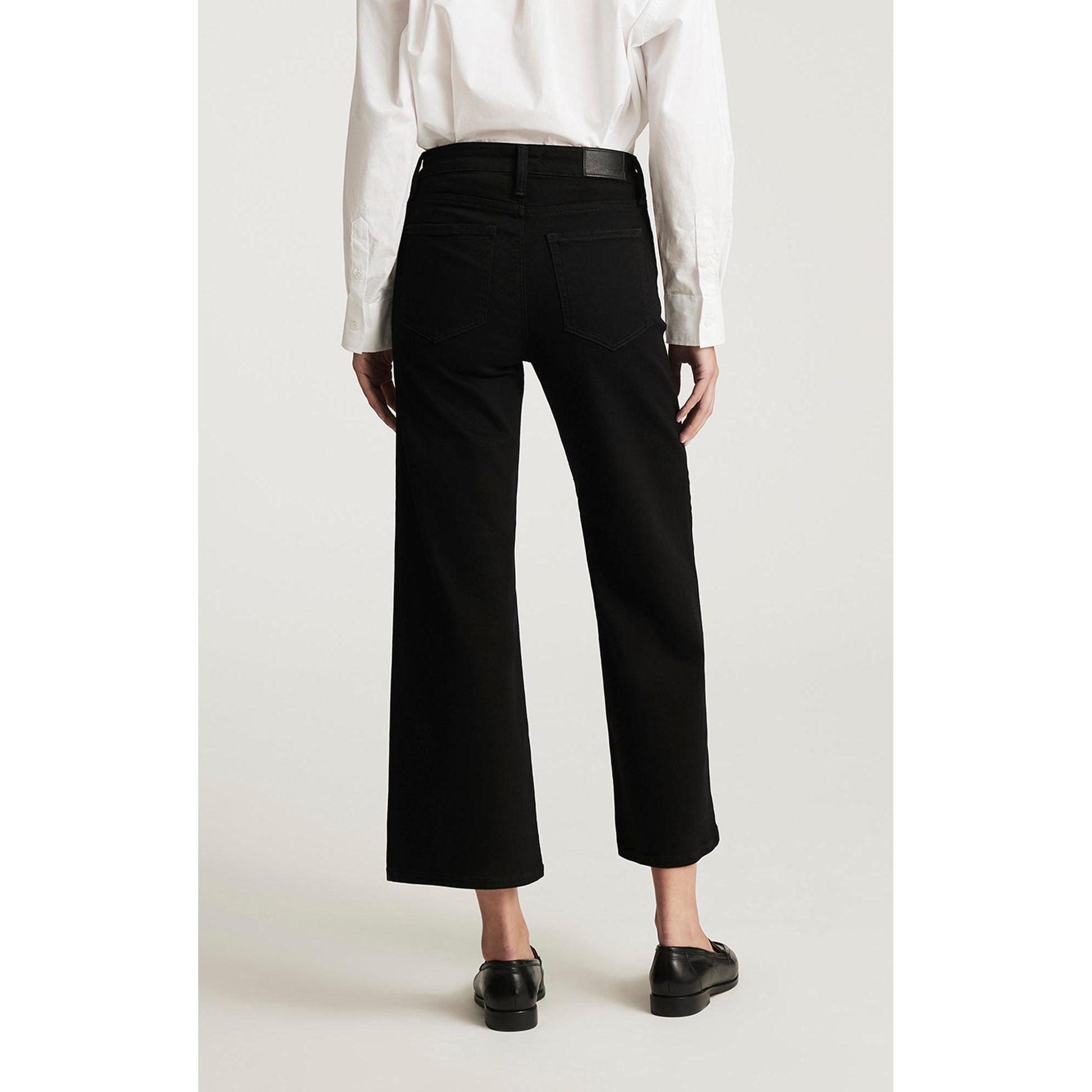 PALOMA MID RISE BLACK FLEX BLUE-LADIES PANTS-MAVI-JB Evans Fashions & Footwear