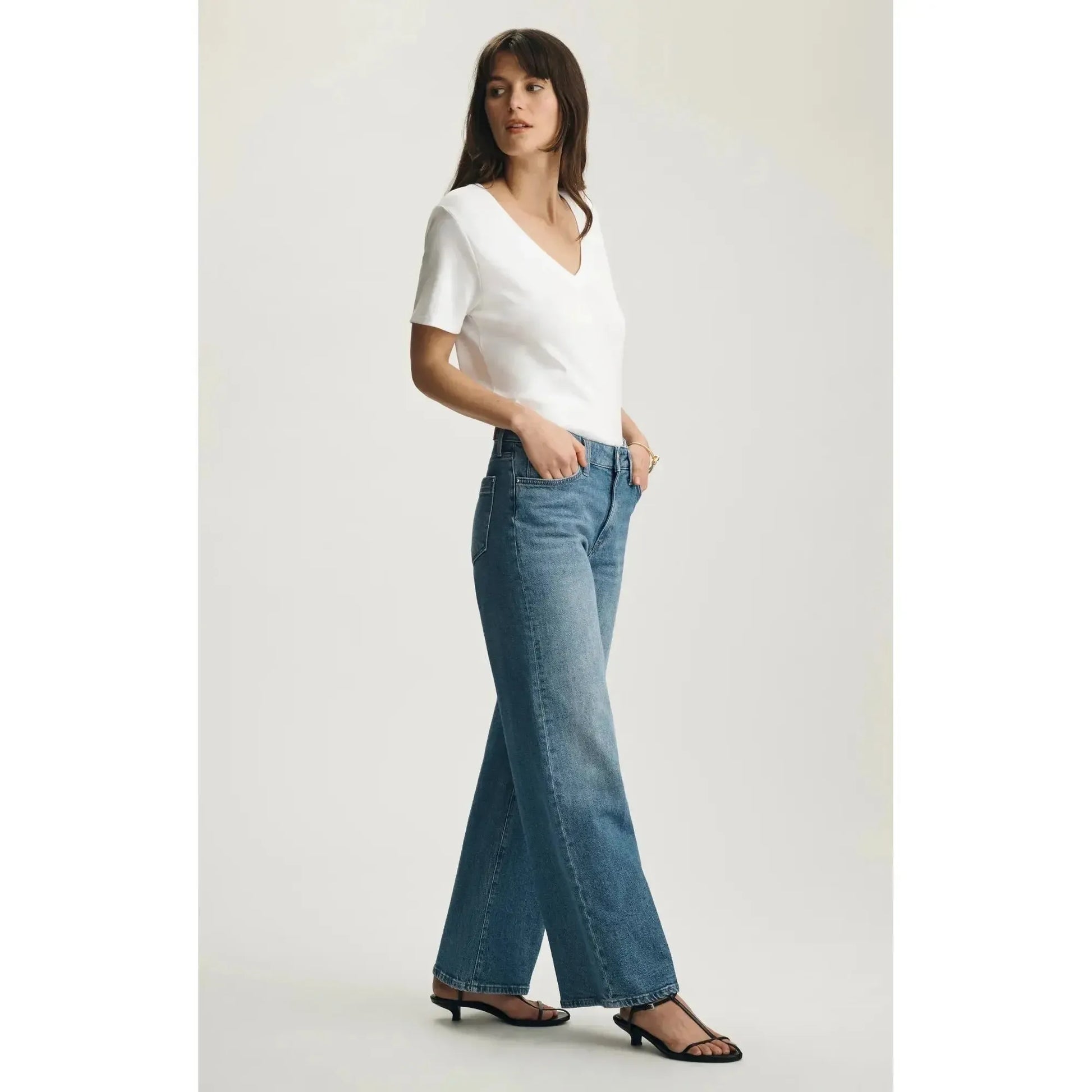 PALOMA MID RISE MID BRUSHED GOLD PREMIUM-LADIES DENIM-MAVI GOLD-JB Evans Fashions & Footwear