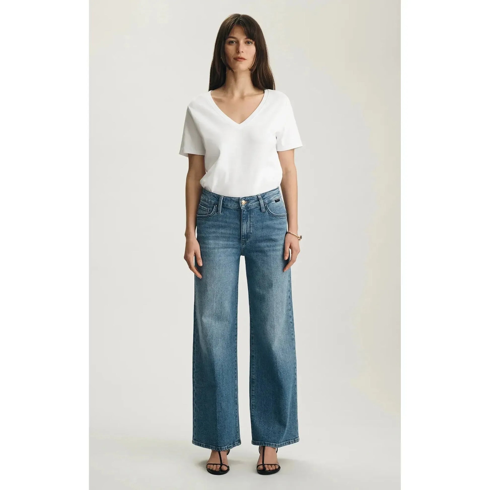 PALOMA MID RISE MID BRUSHED GOLD PREMIUM-LADIES DENIM-MAVI GOLD-JB Evans Fashions & Footwear