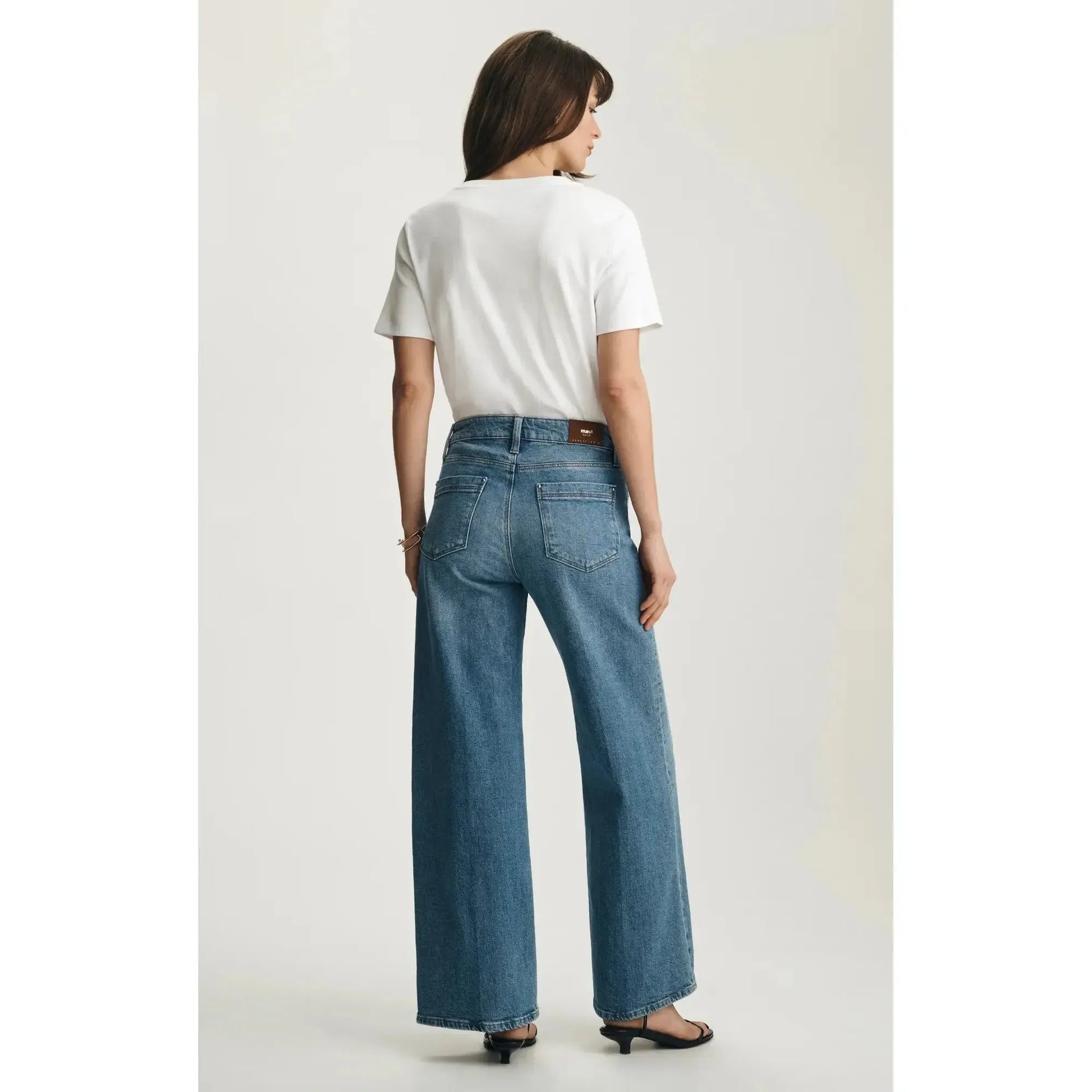 PALOMA MID RISE MID BRUSHED GOLD PREMIUM-LADIES DENIM-MAVI GOLD-JB Evans Fashions & Footwear