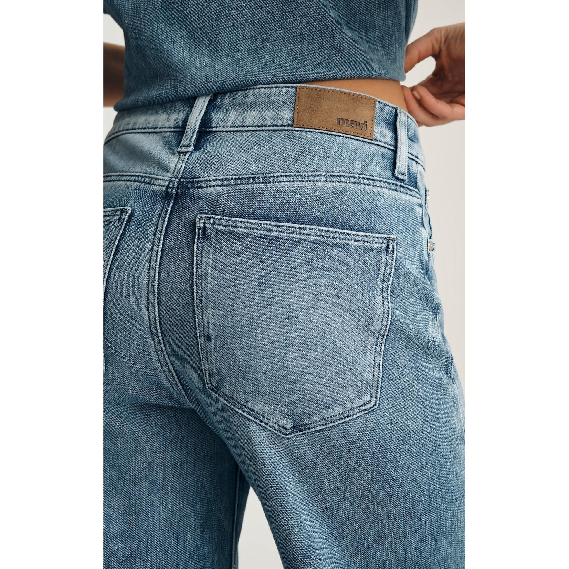 PALOMA MID RISE MID MOVE-LADIES DENIM-MAVI-JB Evans Fashions & Footwear