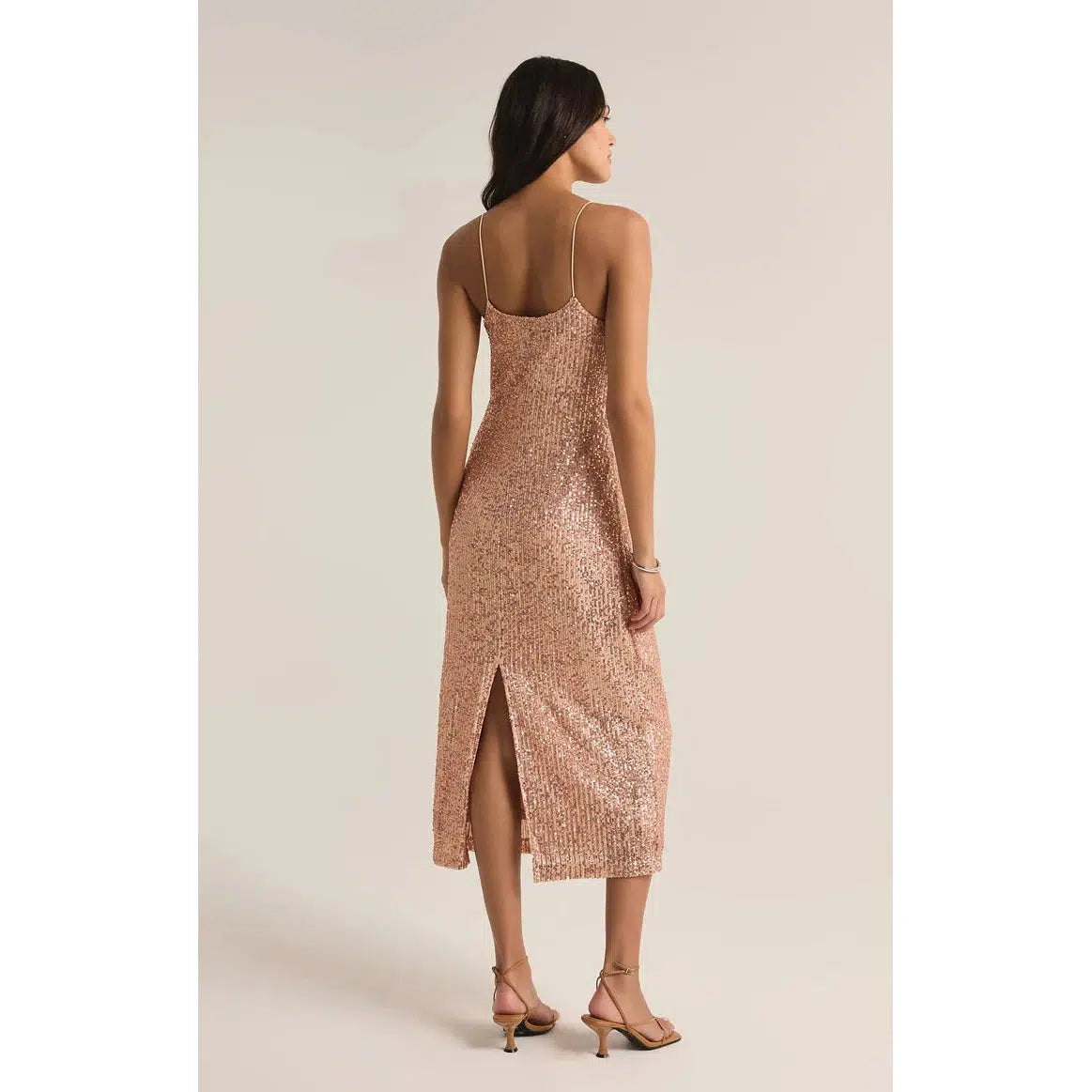 PAULINA SEQUIN DRESS-LADIES DRESSES & JUMPERS-Z SUPPLY-JB Evans Fashions & Footwear