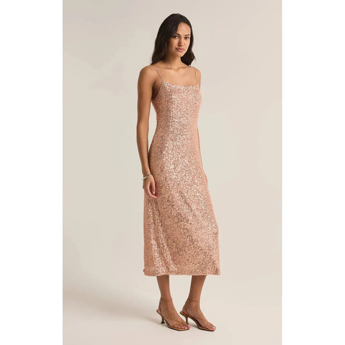 PAULINA SEQUIN DRESS-LADIES DRESSES & JUMPERS-Z SUPPLY-JB Evans Fashions & Footwear