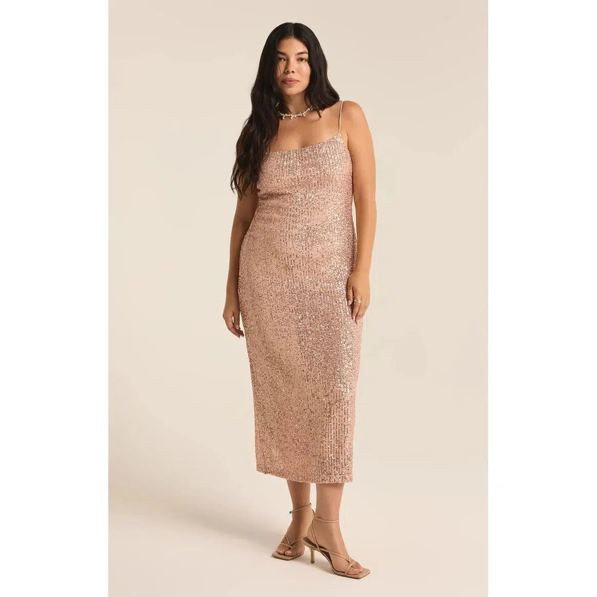 PAULINA SEQUIN DRESS-LADIES DRESSES & JUMPERS-Z SUPPLY-JB Evans Fashions & Footwear