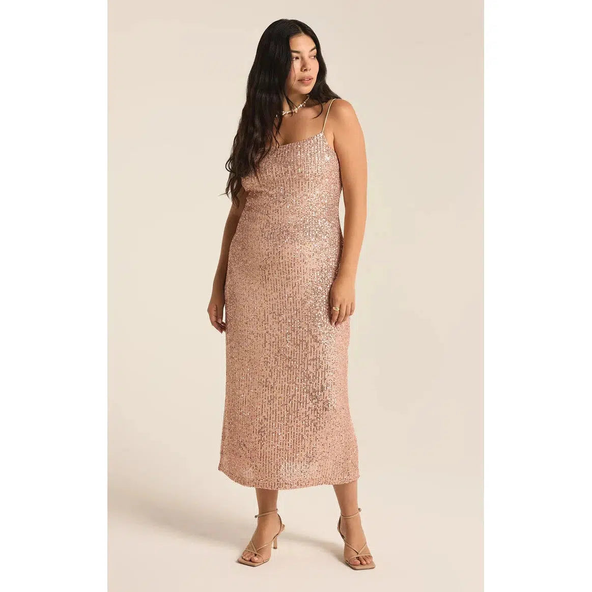 PAULINA SEQUIN DRESS-LADIES DRESSES & JUMPERS-Z SUPPLY-JB Evans Fashions & Footwear