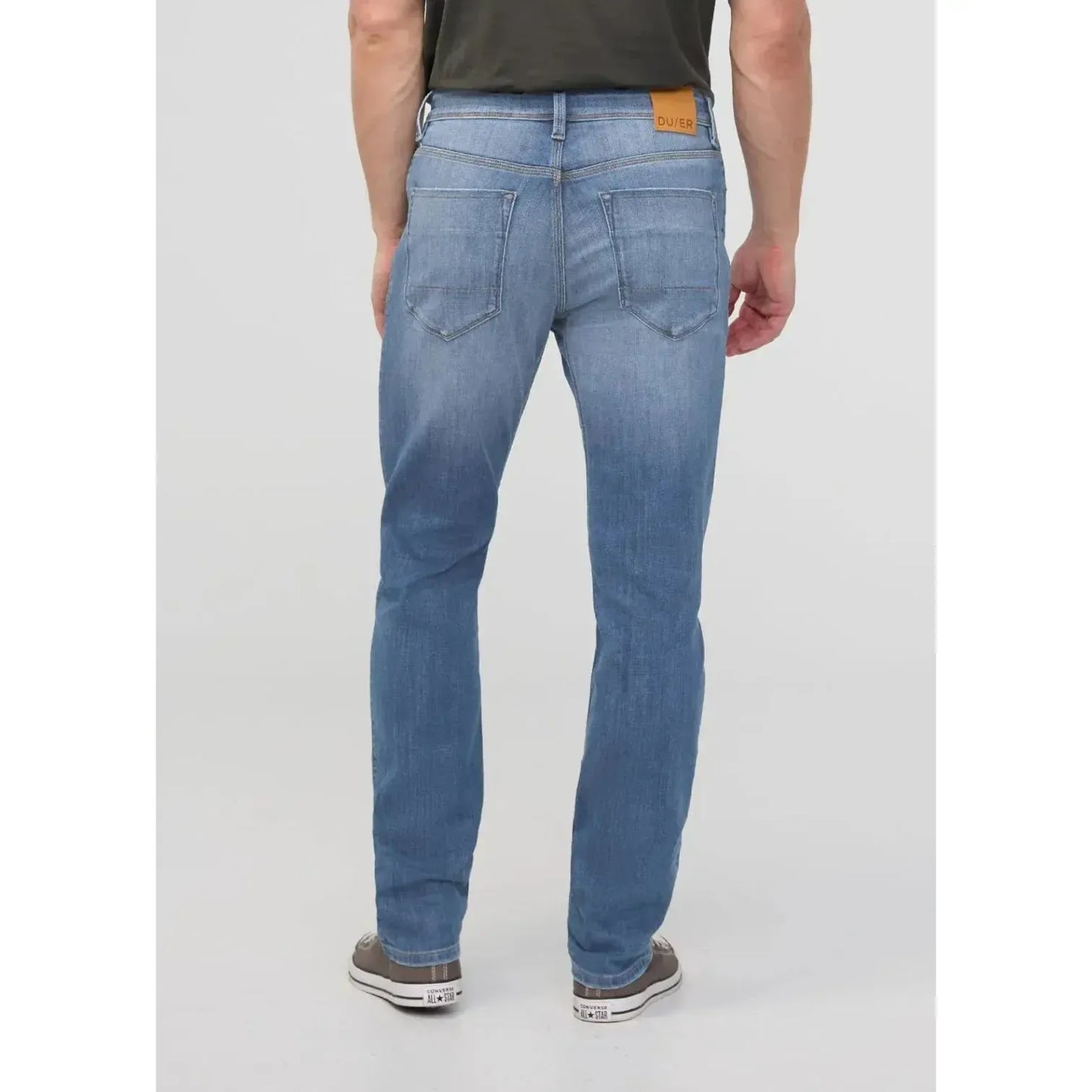 PERFORMANCE DENIM SLIM STRAIGHT-MENS DENIM-DUER-JB Evans Fashions & Footwear