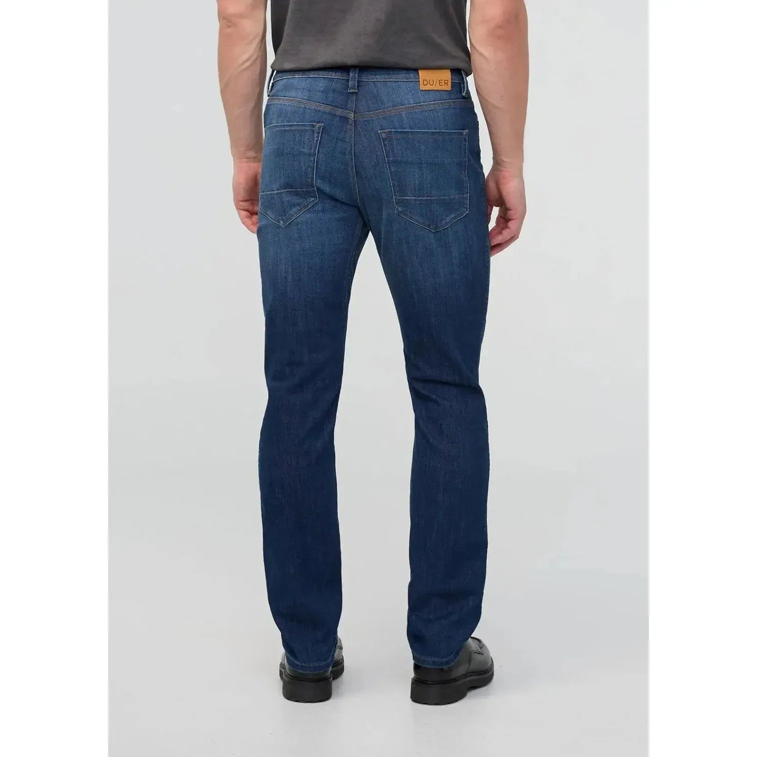PERFORMANCE DENIM SLIM STRAIGHT-MENS DENIM-DUER-JB Evans Fashions & Footwear