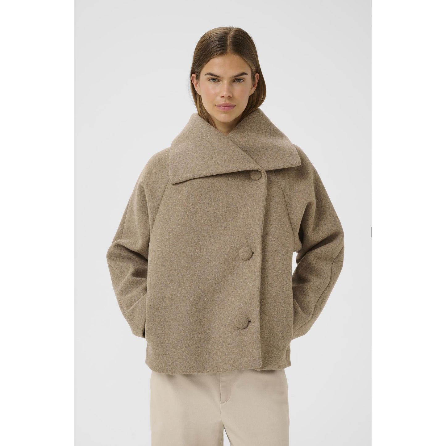 PERRY SHORT COAT-LADIES LIGHTWEIGHT COATS & JACKETS-INWEAR-JB Evans Fashions & Footwear