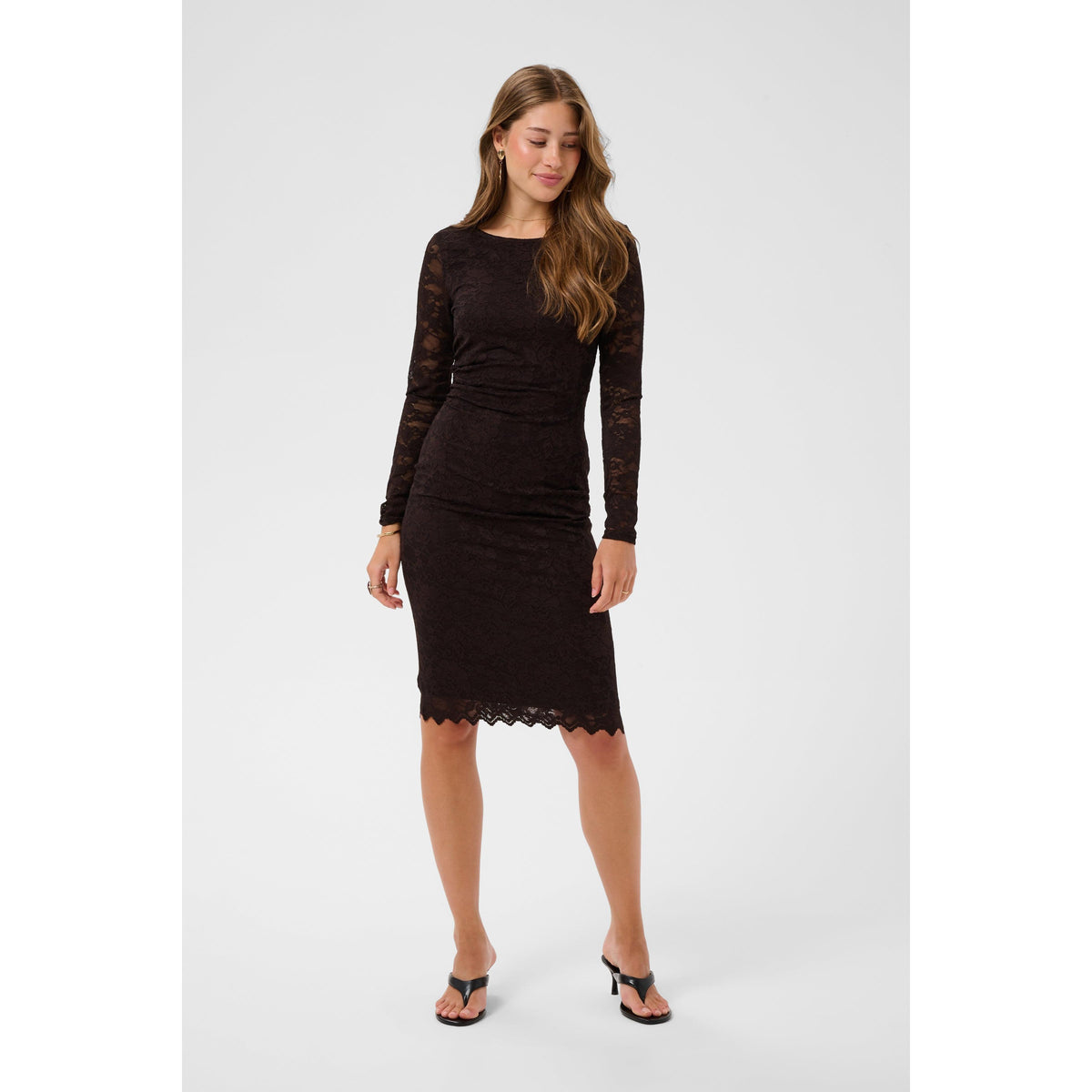 PITIA DRESS-LADIES DRESSES & JUMPERS-CREAM-JB Evans Fashions & Footwear