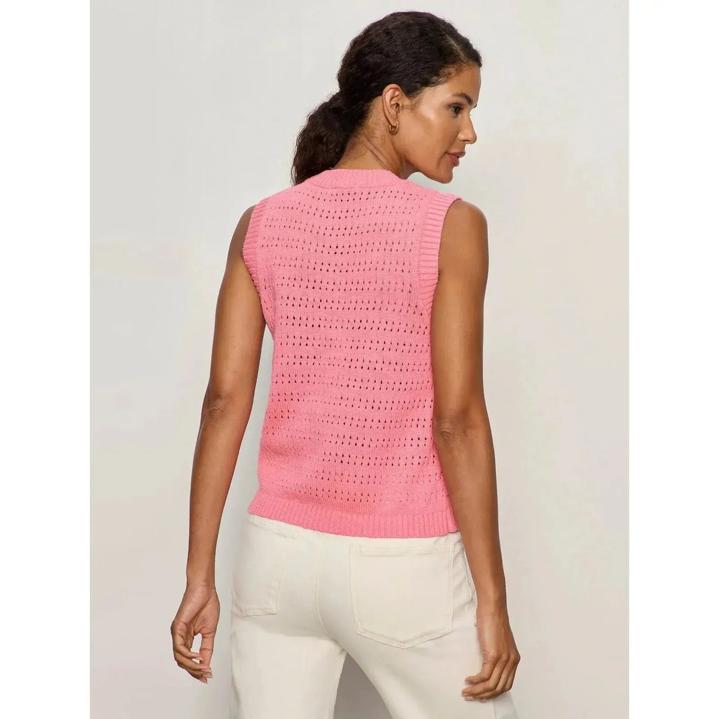 POINTELLE SHELL-LADIES SWEATERS & KNITS-SANCTUARY-JB Evans Fashions & Footwear