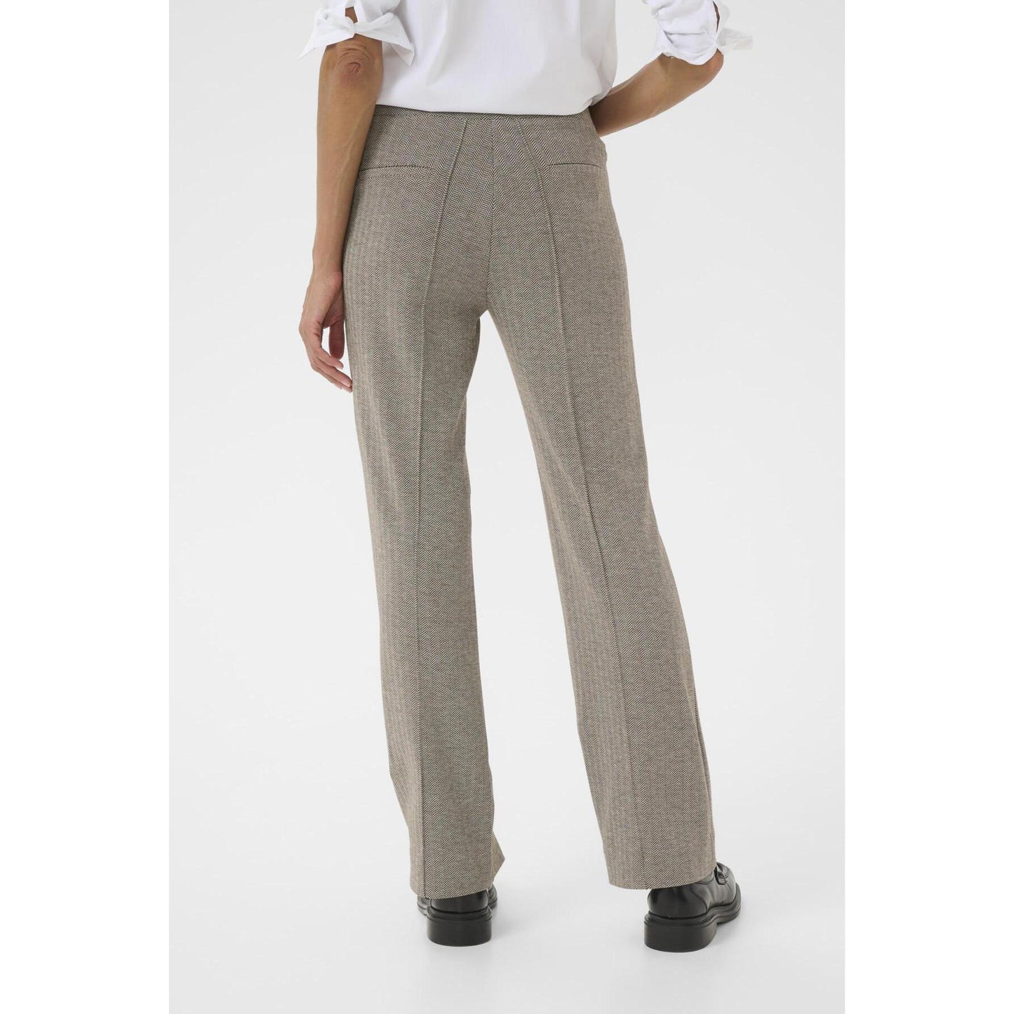 PONTAS HERRINGBONE PANT-LADIES DRESS PANTS-PART TWO-JB Evans Fashions & Footwear