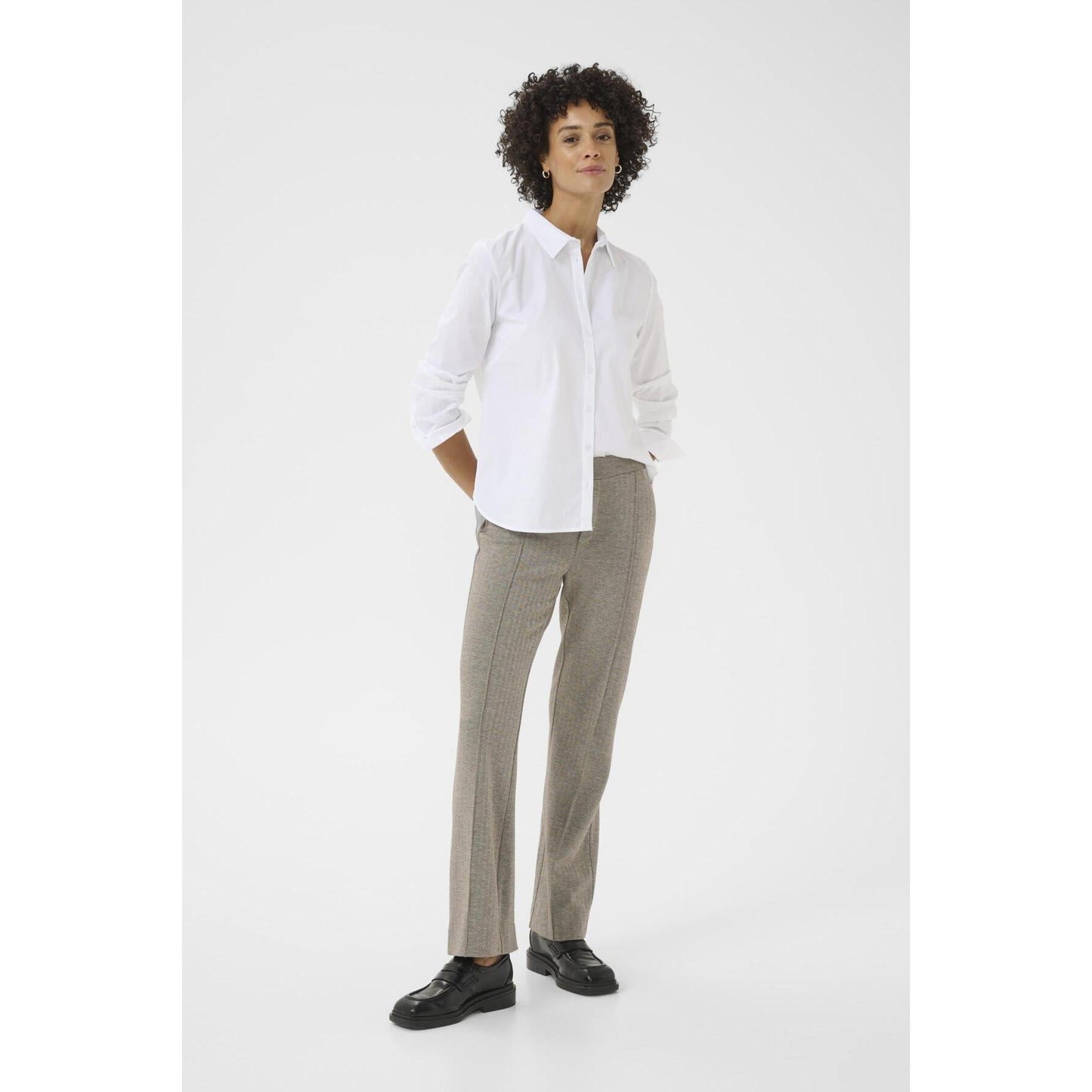 PONTAS HERRINGBONE PANT-LADIES DRESS PANTS-PART TWO-JB Evans Fashions & Footwear