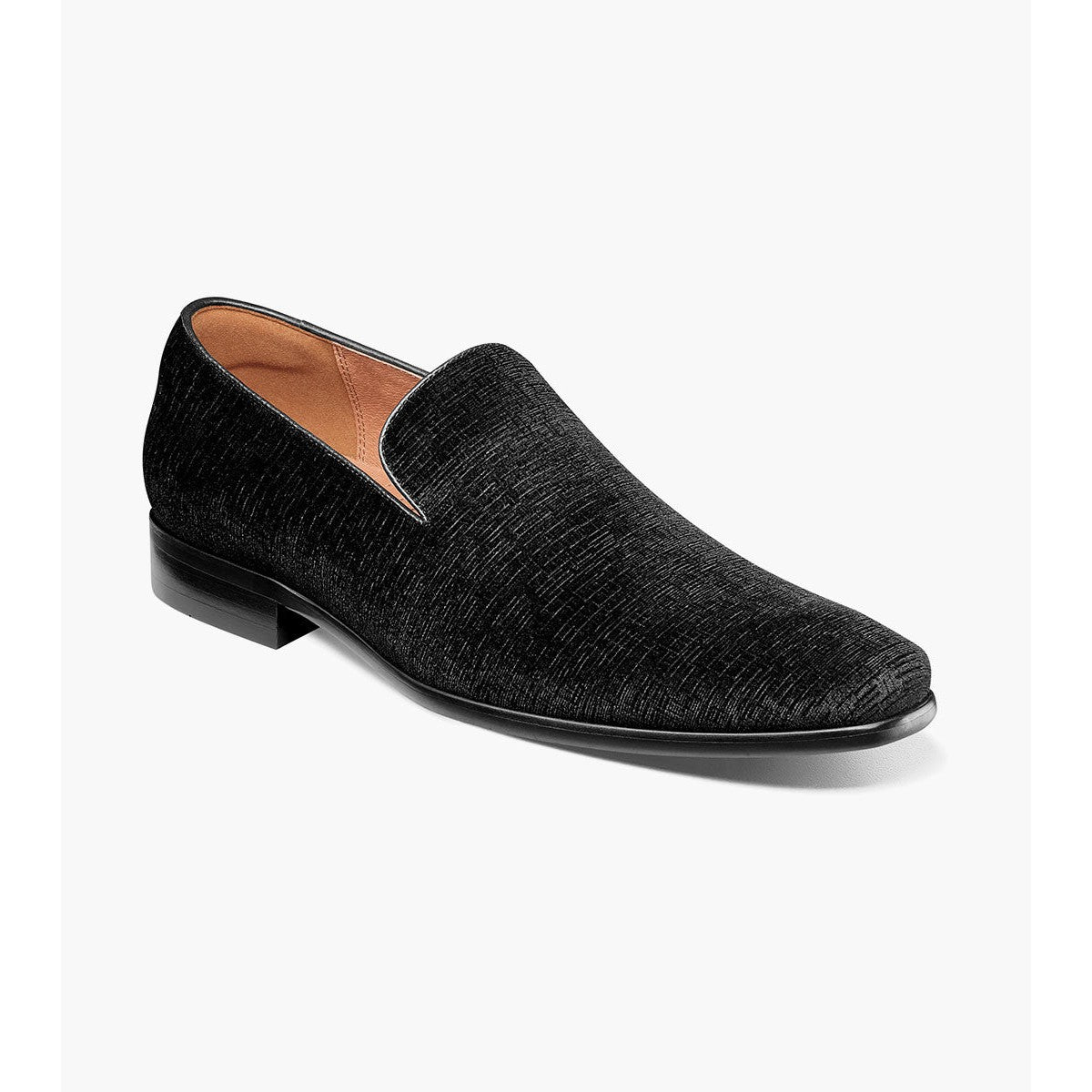 POSTINO VELVET SLIP ON-MENS DRESS FOOTWEAR-FLORSHEIM-JB Evans Fashions & Footwear