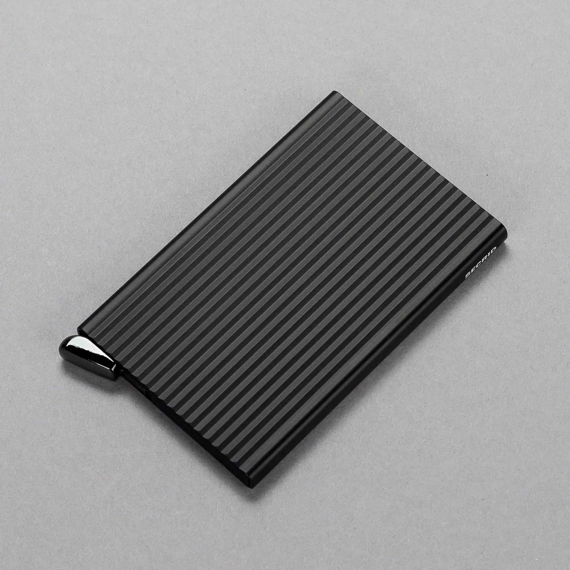 PREMIUM CARDPROTECTOR+ FLUTED BLACK-MENS WALLETS-SECRID-JB Evans Fashions & Footwear
