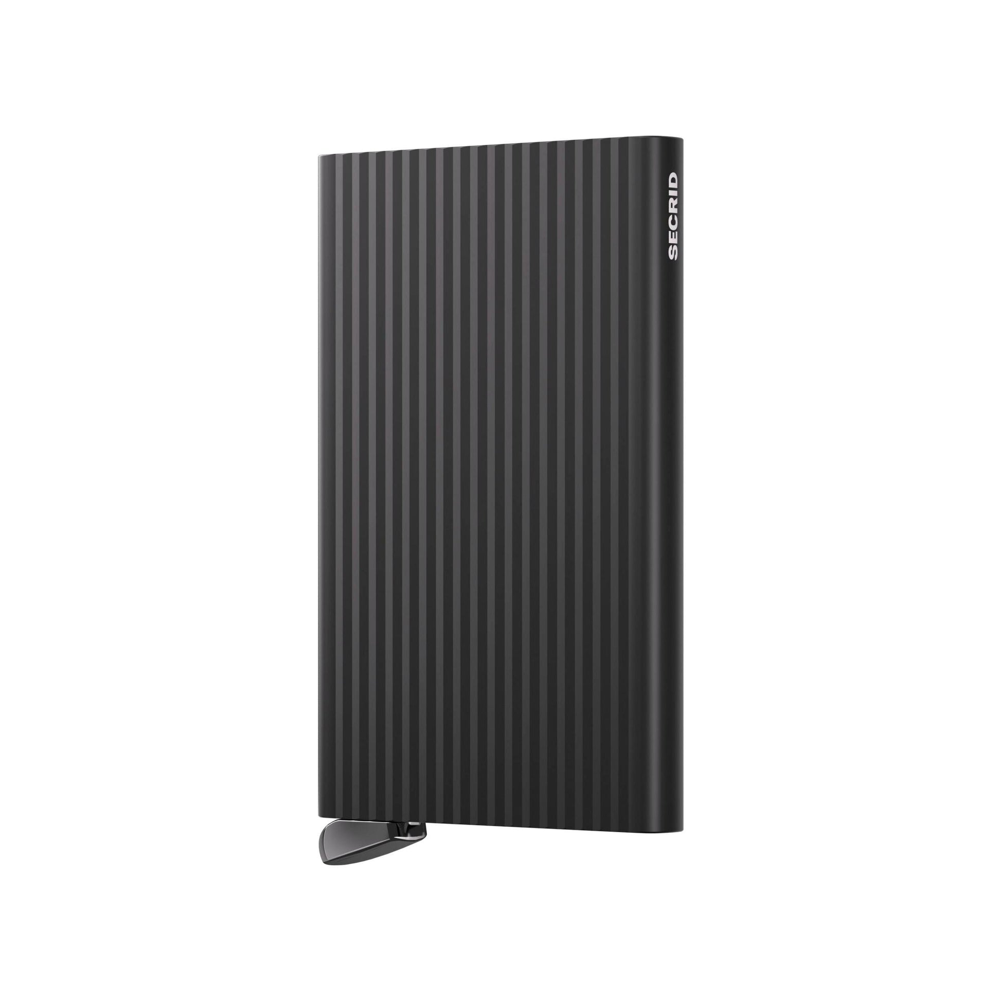 PREMIUM CARDPROTECTOR+ FLUTED BLACK-MENS WALLETS-SECRID-JB Evans Fashions & Footwear