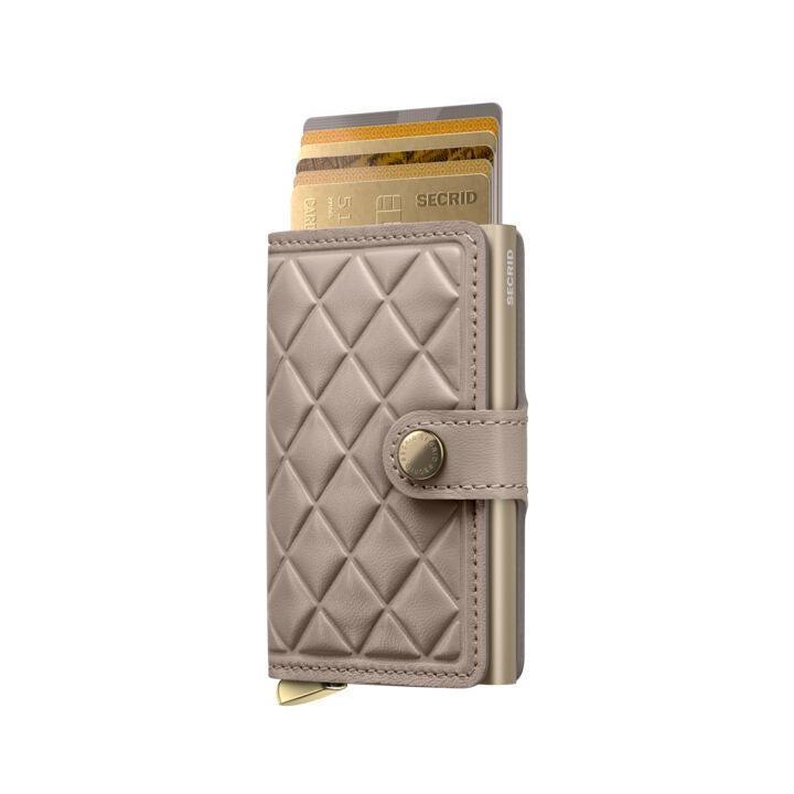 PREMIUM MINIWALLET EMBOSS DIAMOND CHALK-LADIES WALLETS-SECRID-JB Evans Fashions & Footwear