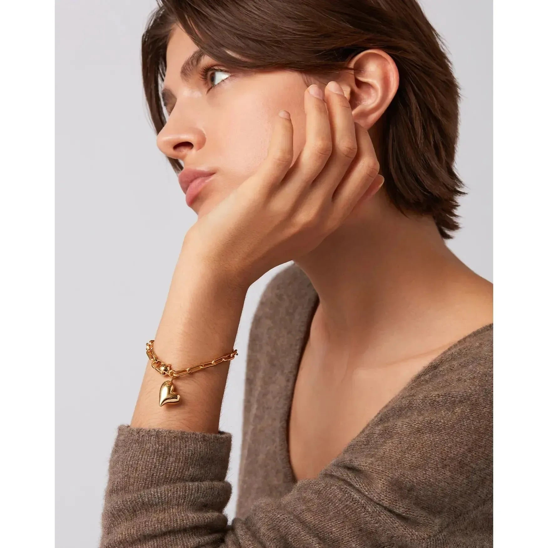 PUFFY HEART BRACELET-LADIES ACCESSORIES-JENNY BIRD-JB Evans Fashions & Footwear