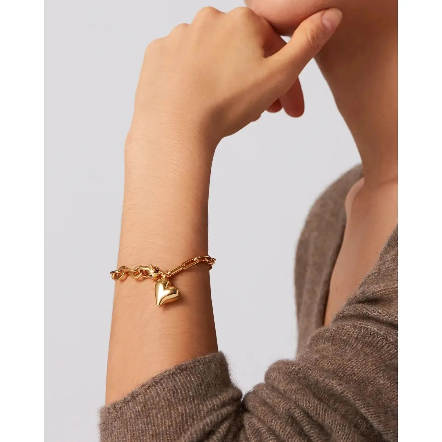 PUFFY HEART BRACELET-LADIES ACCESSORIES-JENNY BIRD-JB Evans Fashions & Footwear