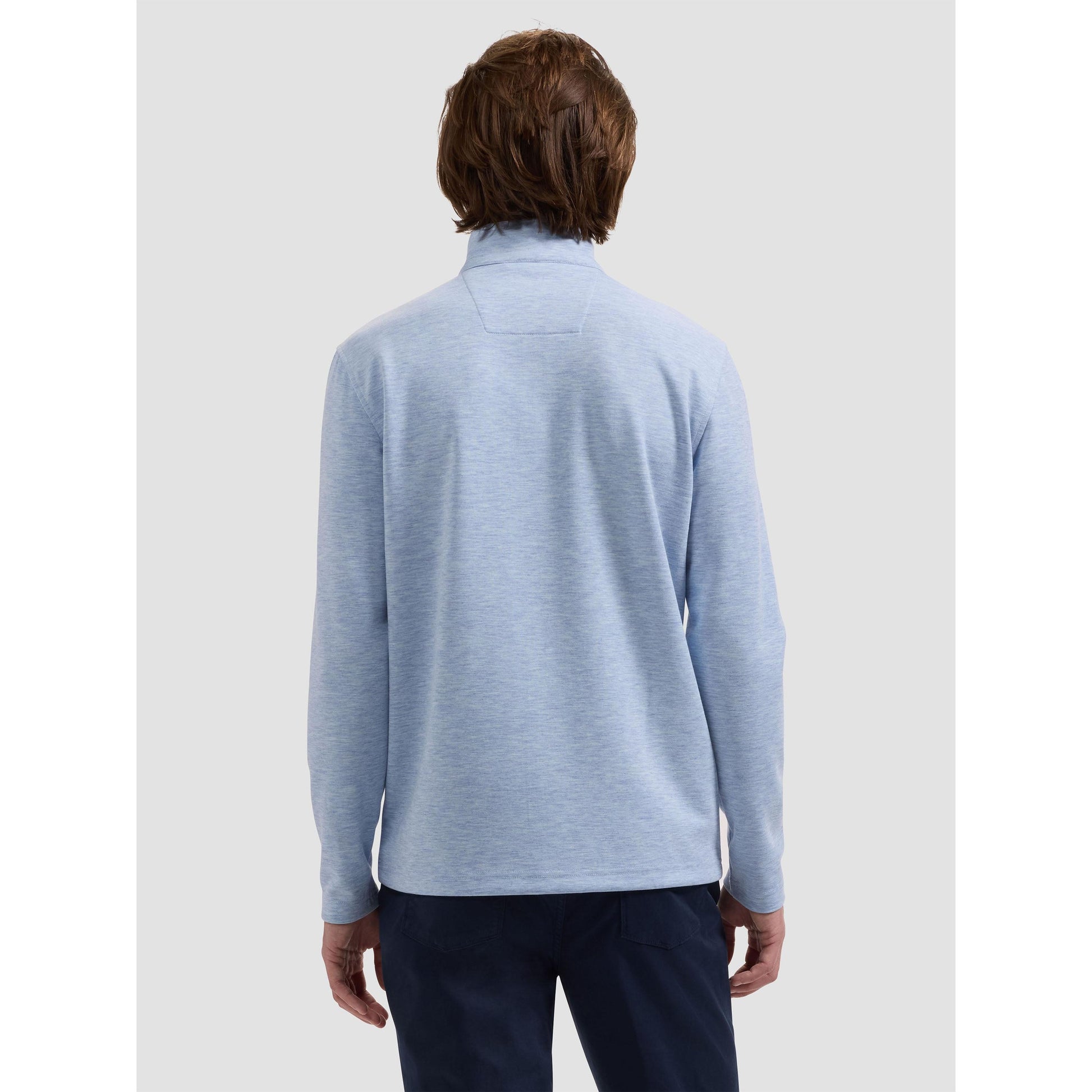 QUARTER ZIP KNIT-MENS SWEATERS & KNITS-BUGATCHI-JB Evans Fashions & Footwear