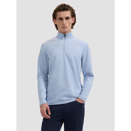 QUARTER ZIP KNIT-MENS SWEATERS & KNITS-BUGATCHI-JB Evans Fashions & Footwear
