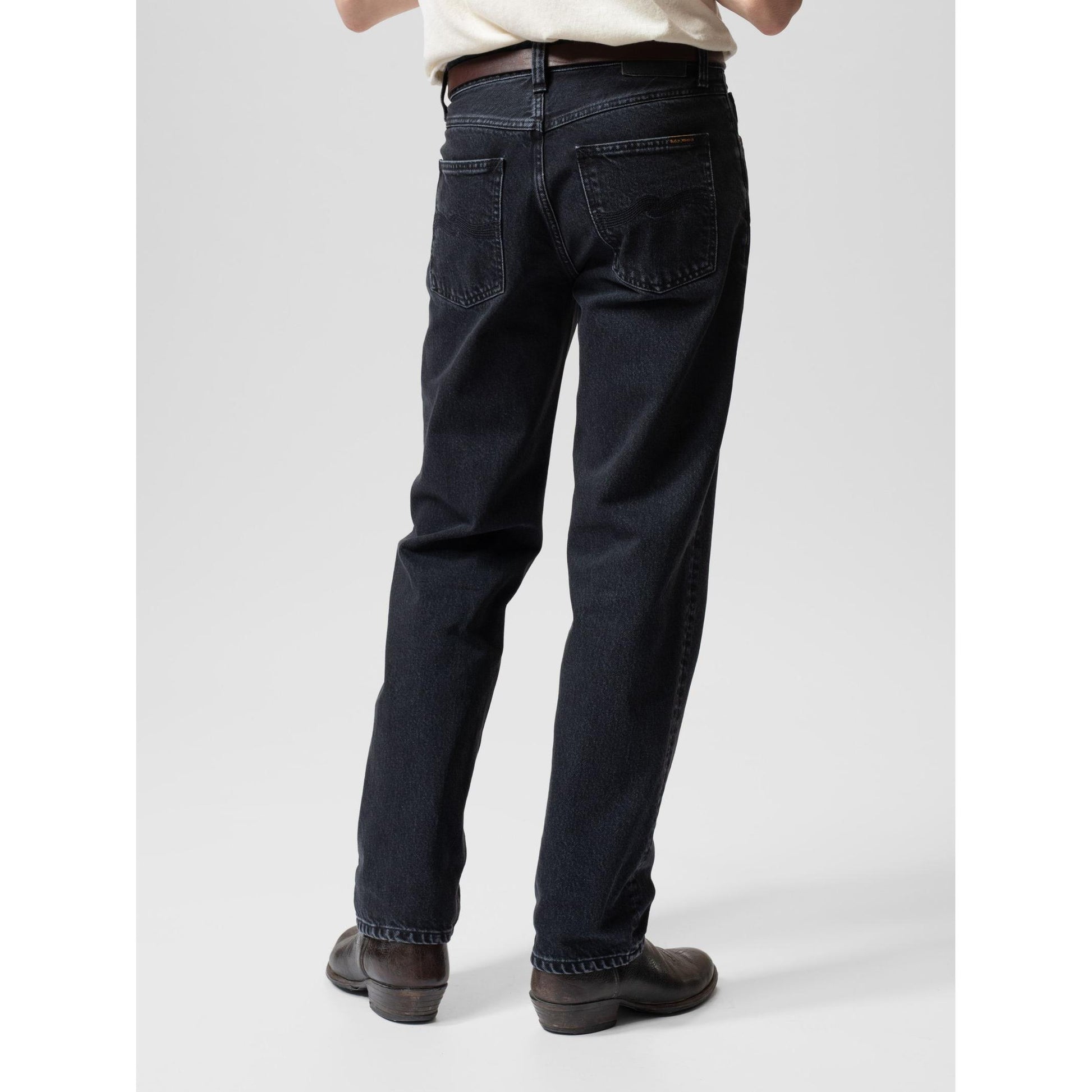 RAD RUFUS BLACK VINTAGE-MENS DENIM-NUDIE JEANS CO-JB Evans Fashions & Footwear