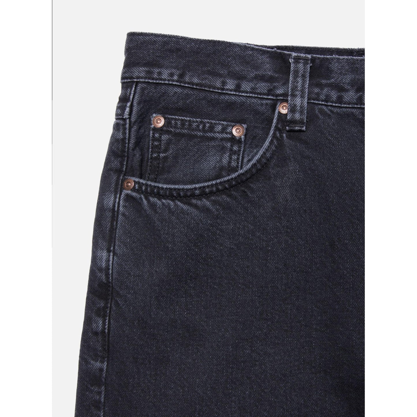 RAD RUFUS BLACK VINTAGE-MENS DENIM-NUDIE JEANS CO-JB Evans Fashions & Footwear