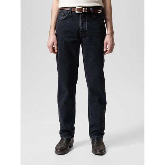 RAD RUFUS BLACK VINTAGE-MENS DENIM-NUDIE JEANS CO-JB Evans Fashions & Footwear