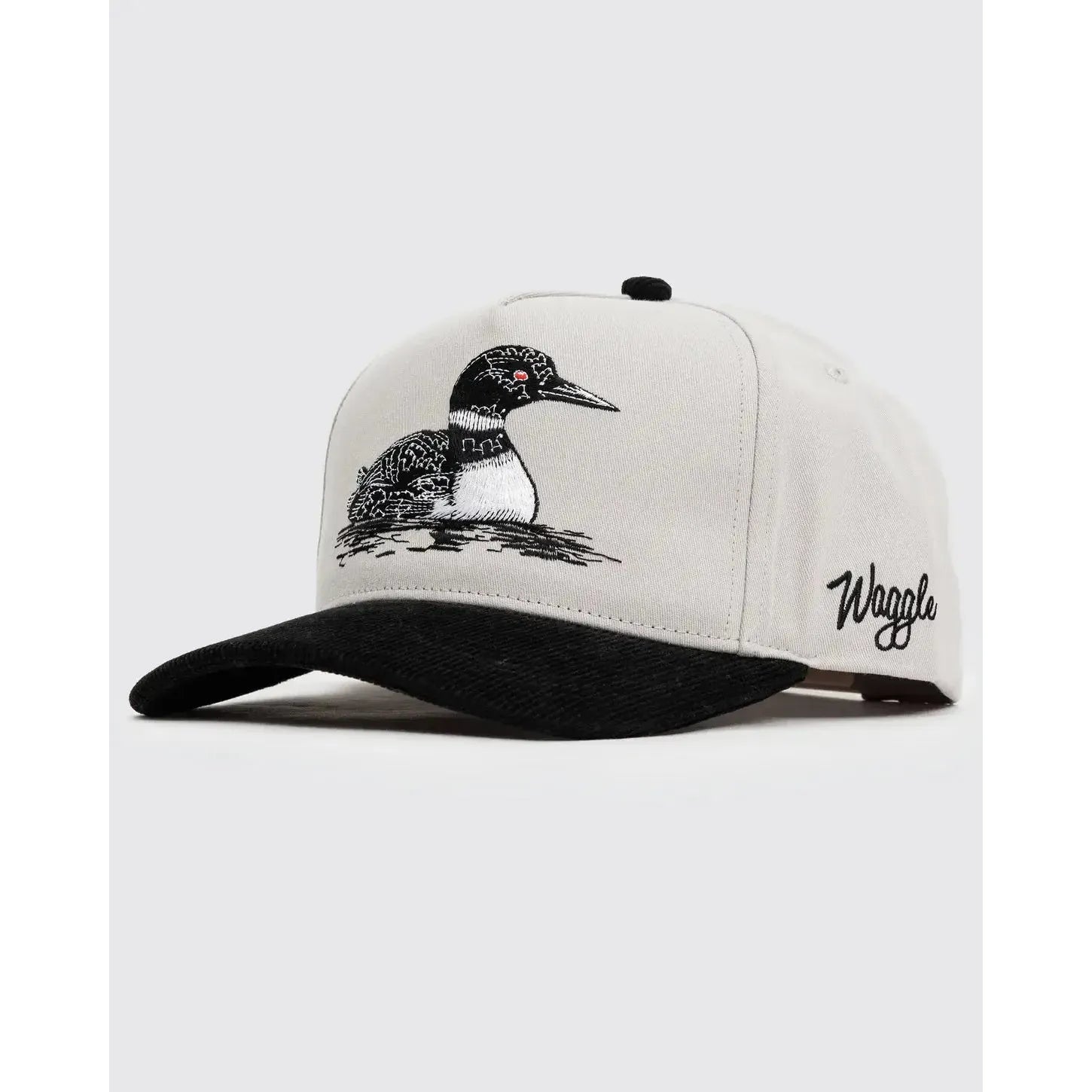 RED EYE CORDUROY BRIM HAT-MENS HATS-WAGGLE-JB Evans Fashions & Footwear