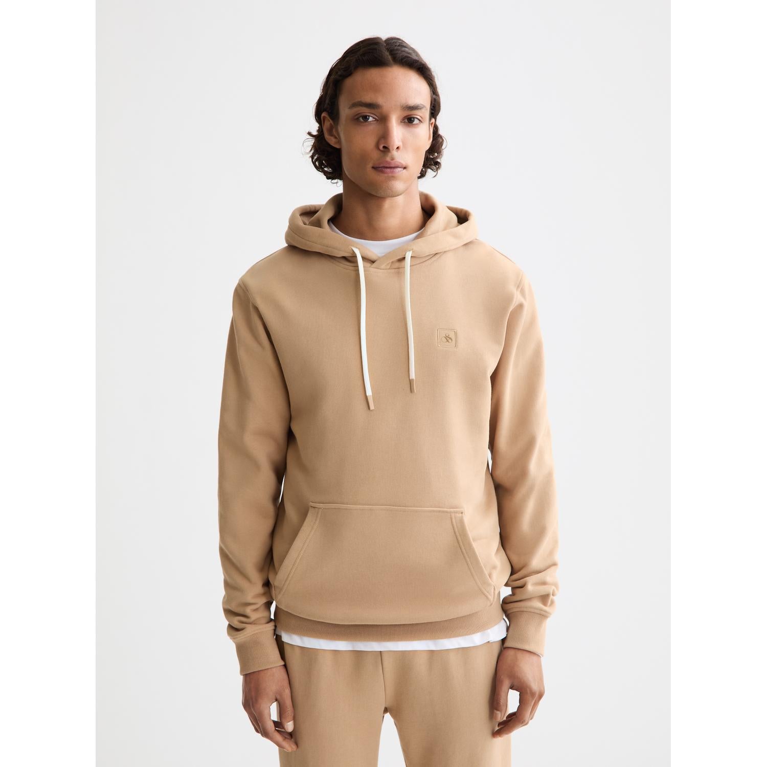 REG FIT HOODIE-MENS SWEATERS & KNITS-SCOTCH & SODA-JB Evans Fashions & Footwear