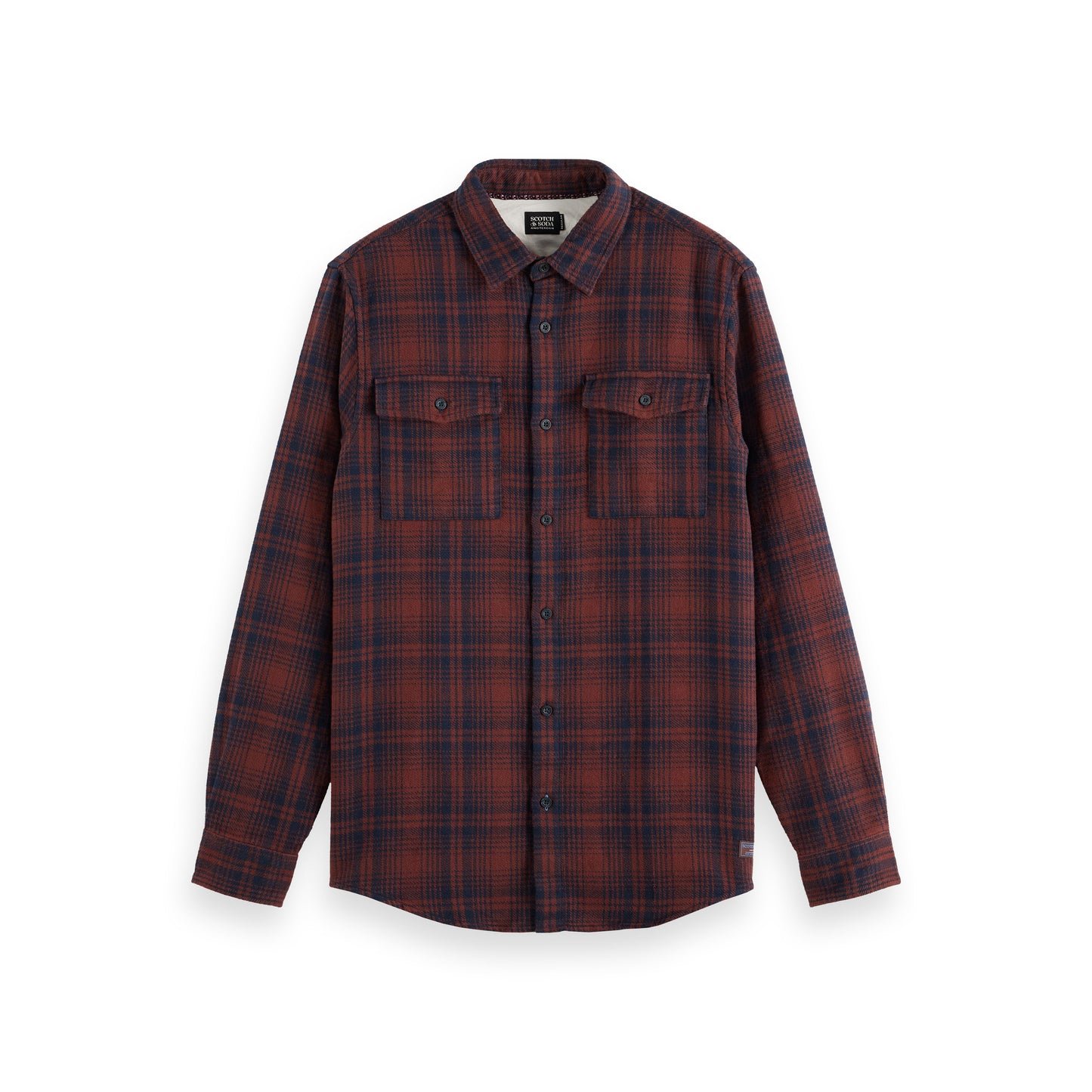 REGULAR FIT FLANNEL CHECK SHIRT-MENS SHIRTS-SCOTCH & SODA-JB Evans Fashions & Footwear