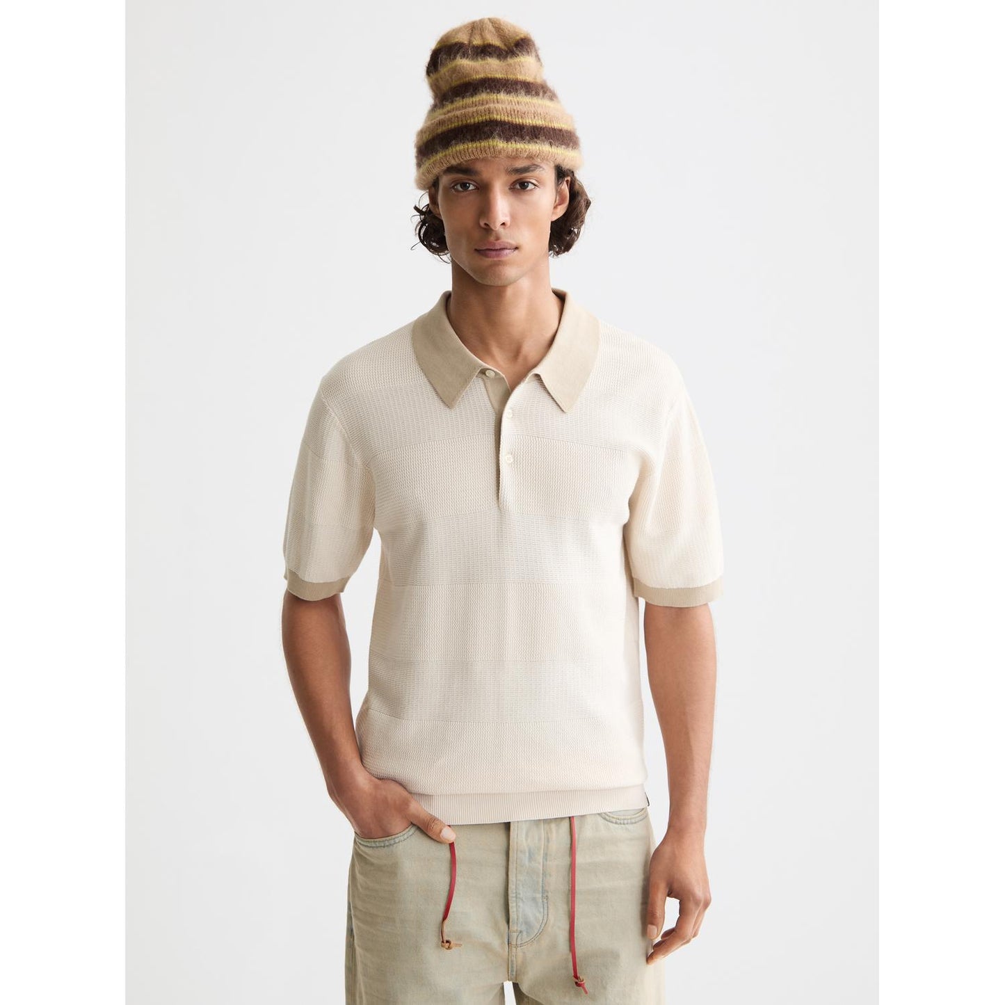 REGULAR FIT KNIT POLO TONO ON TONE-MENS T-SHIRTS & POLO'S-SCOTCH & SODA-JB Evans Fashions & Footwear