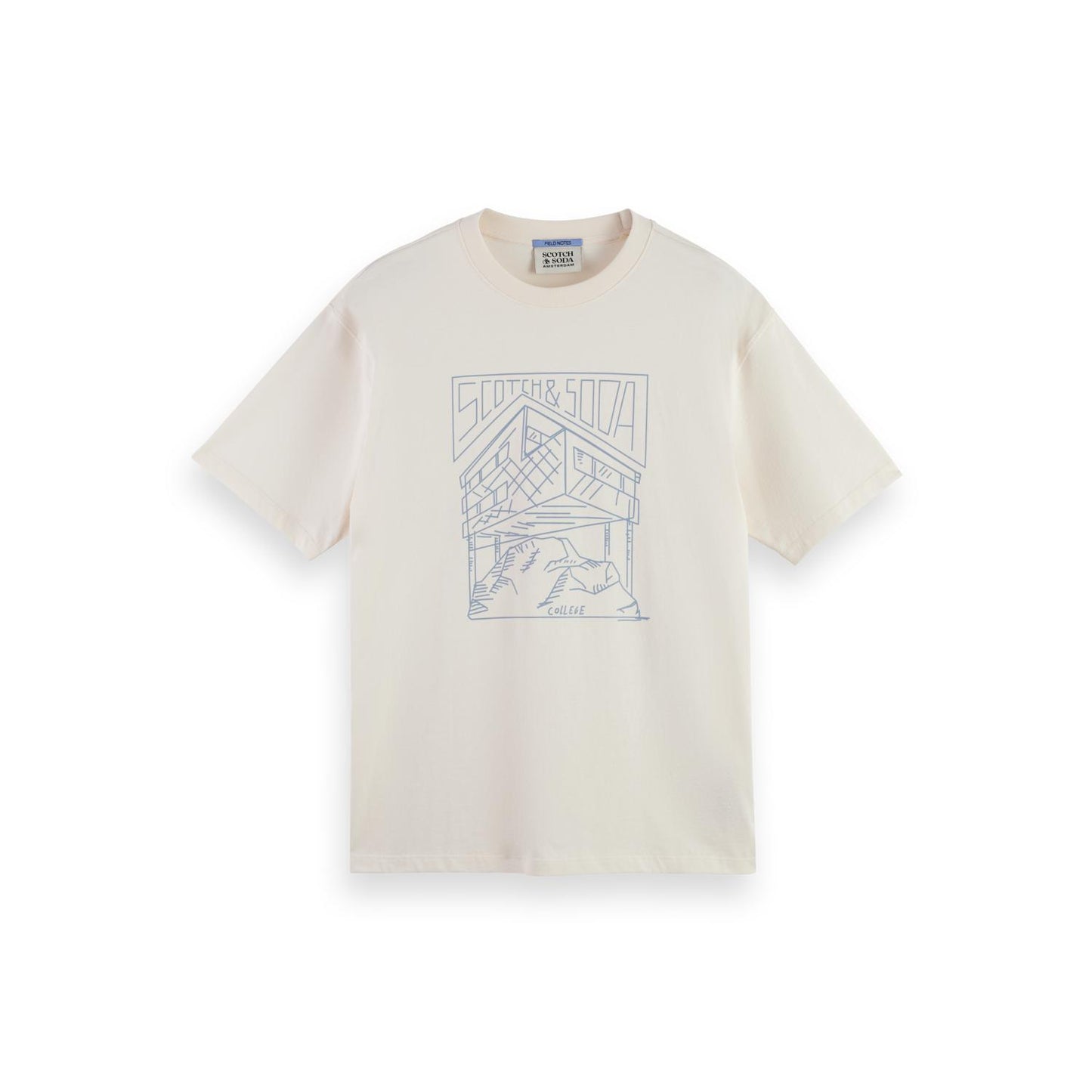 RELAXED FIT SCOTCH & SODA LOGO T-SHIRT-MENS T-SHIRTS & POLO'S-SCOTCH & SODA-JB Evans Fashions & Footwear