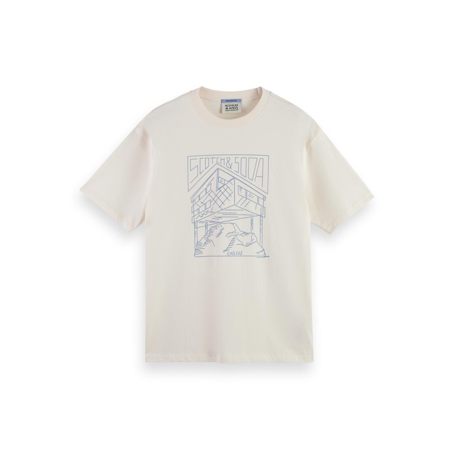 RELAXED FIT SCOTCH & SODA LOGO T-SHIRT-MENS T-SHIRTS & POLO'S-SCOTCH & SODA-JB Evans Fashions & Footwear