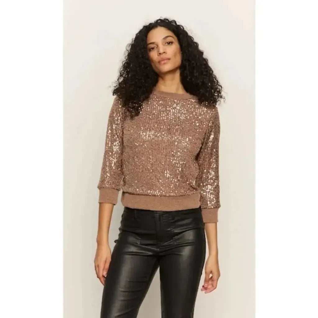 RELAXED SPARKLE POPOVER-LADIES TOPS-SANCTUARY-JB Evans Fashions & Footwear