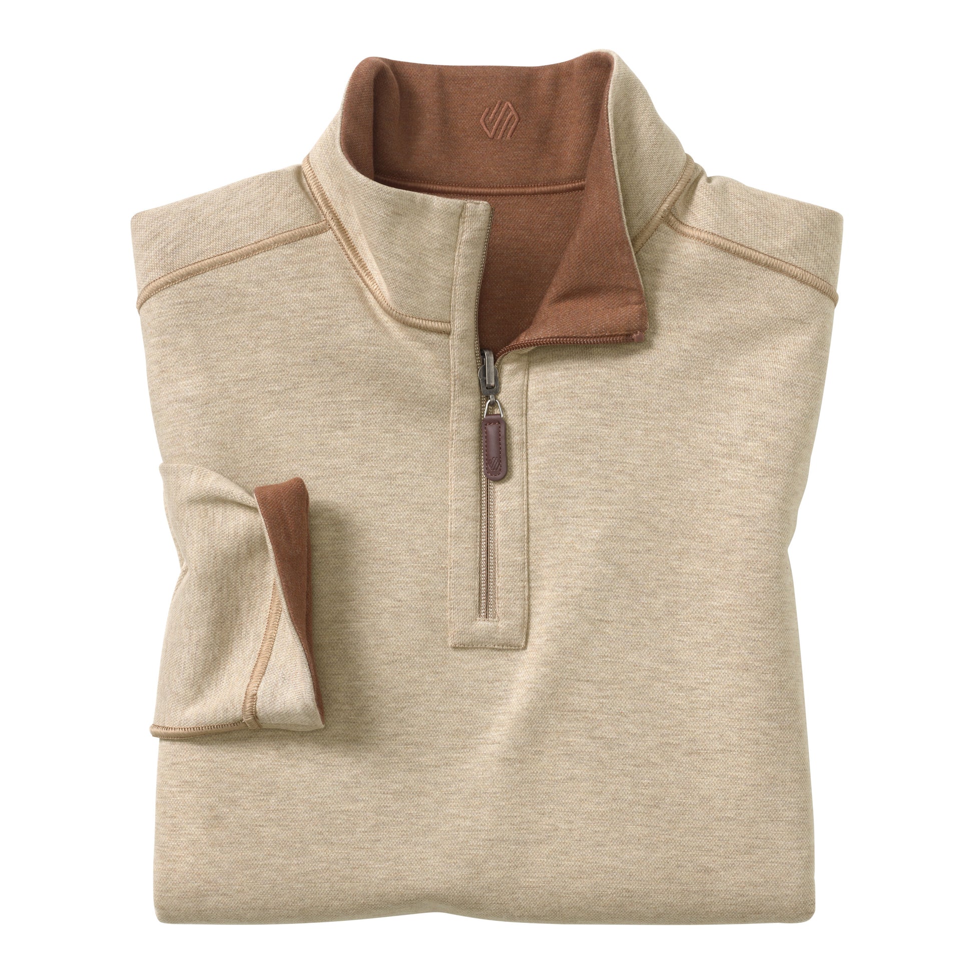REVERSIBLE QUARTER ZIP-MENS SWEATERS & KNITS-JOHNSTON & MURPHY-JB Evans Fashions & Footwear