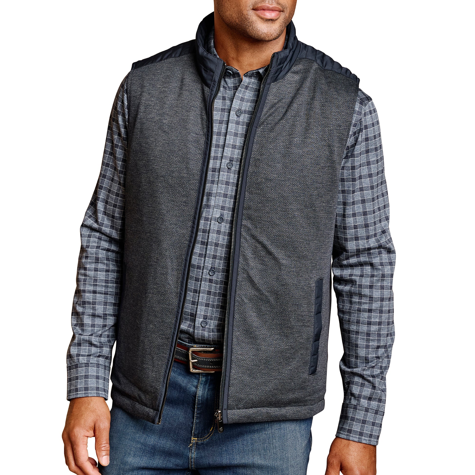 REVERSIBLE VEST-MENS VESTS-JOHNSTON & MURPHY-JB Evans Fashions & Footwear