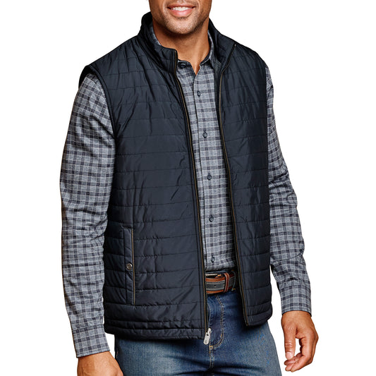 REVERSIBLE VEST-MENS VESTS-JOHNSTON & MURPHY-JB Evans Fashions & Footwear