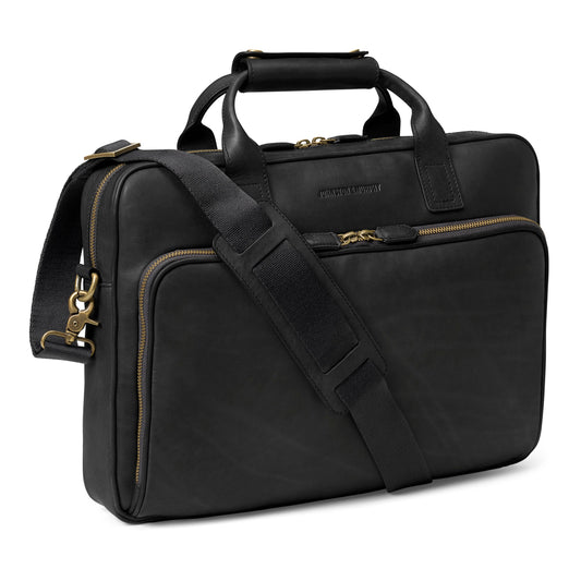 RHODES BRIEFCASE-46-11739-O/SBLK-TRAVEL ACCESSORIES-JOHNSTON & MURPHY-JB Evans Fashions & Footwear