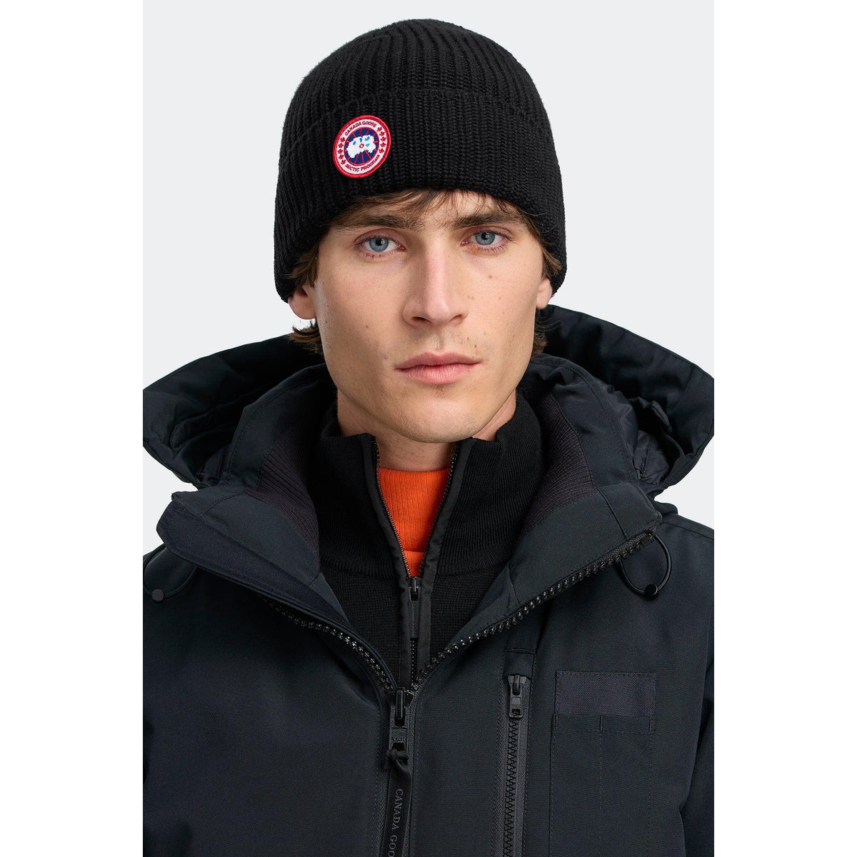 RIB TOQUE BLACK-MENS HATS-CANADA GOOSE-JB Evans Fashions & Footwear
