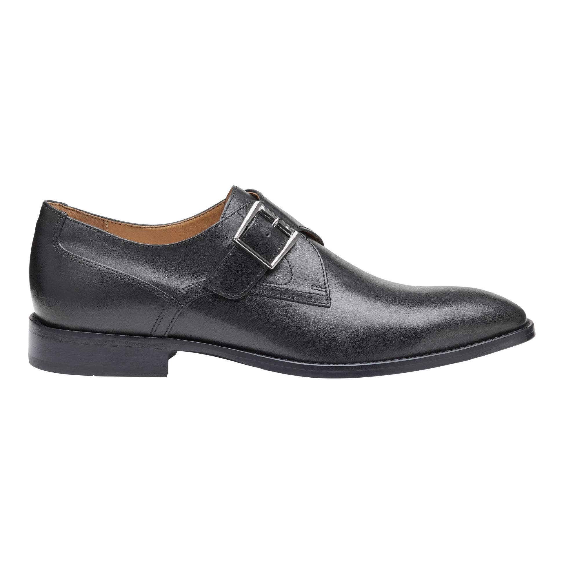 RICHLAND MONK SINGLE MONK STRAP-MENS DRESS FOOTWEAR-JOHNSTON & MURPHY-JB Evans Fashions & Footwear