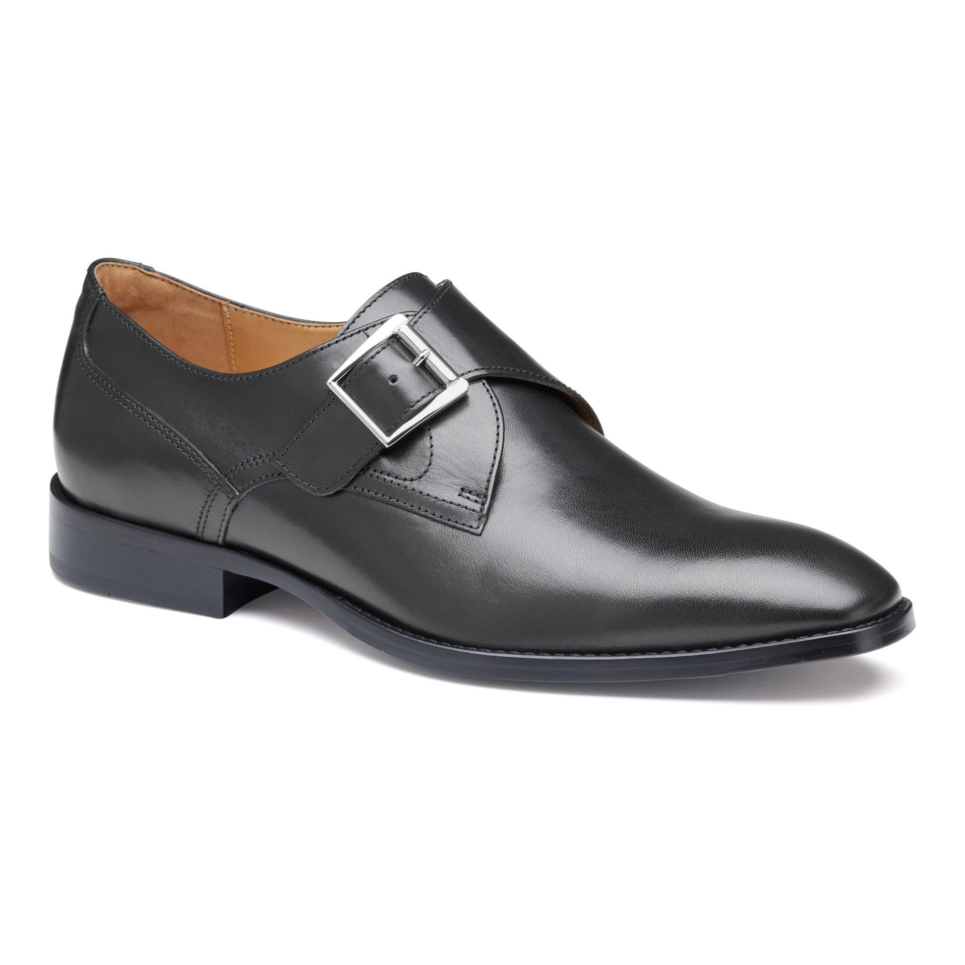 RICHLAND MONK SINGLE MONK STRAP-MENS DRESS FOOTWEAR-JOHNSTON & MURPHY-JB Evans Fashions & Footwear