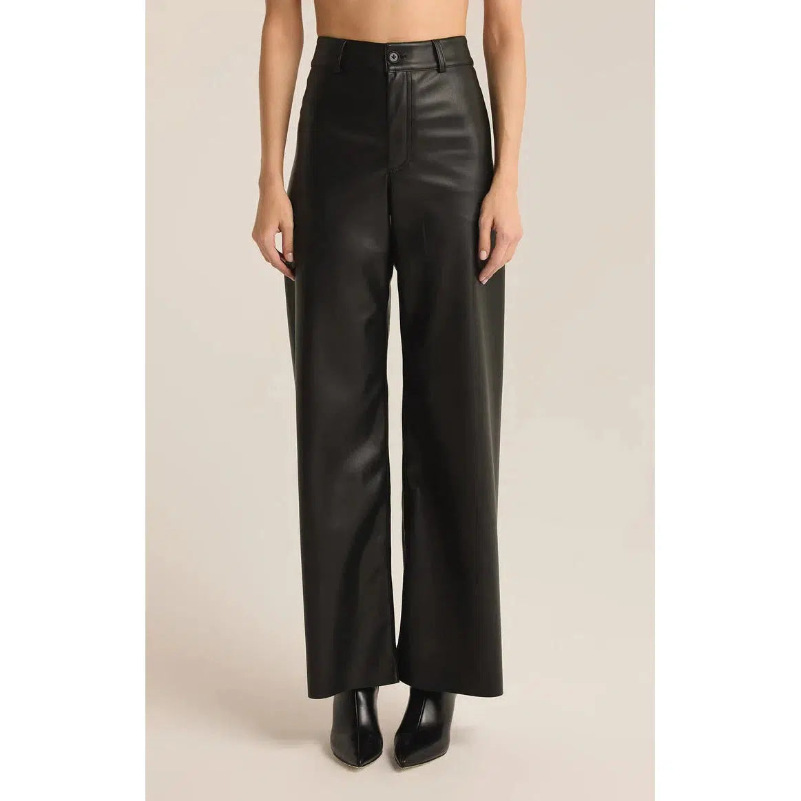 RILYNN FAUX LEATHER PANT-LADIES PANTS-Z SUPPLY-JB Evans Fashions & Footwear