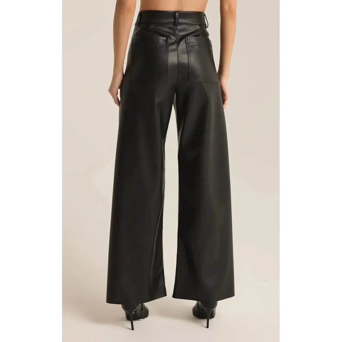 RILYNN FAUX LEATHER PANT-LADIES PANTS-Z SUPPLY-JB Evans Fashions & Footwear