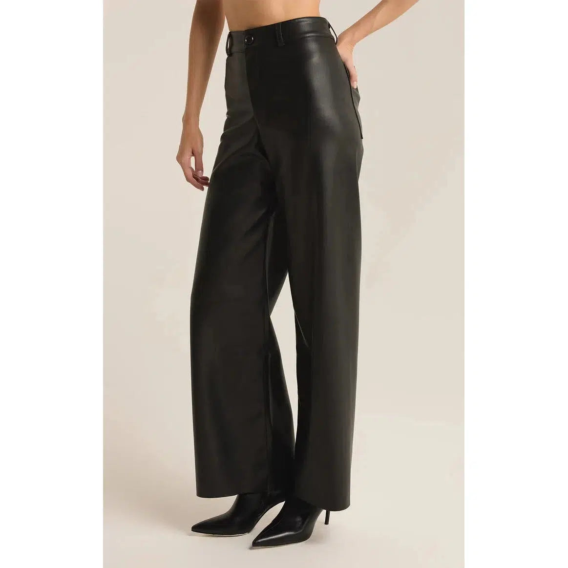 RILYNN FAUX LEATHER PANT-LADIES PANTS-Z SUPPLY-JB Evans Fashions & Footwear